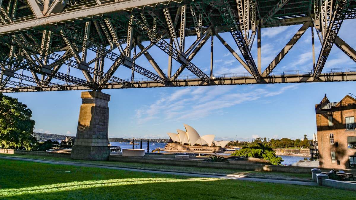 Head up to the Pylon Lookout from Dawes Point - for views of the bridge from below Head up to the Pylon Lookout from Dawes Point - for views of the bridge from below